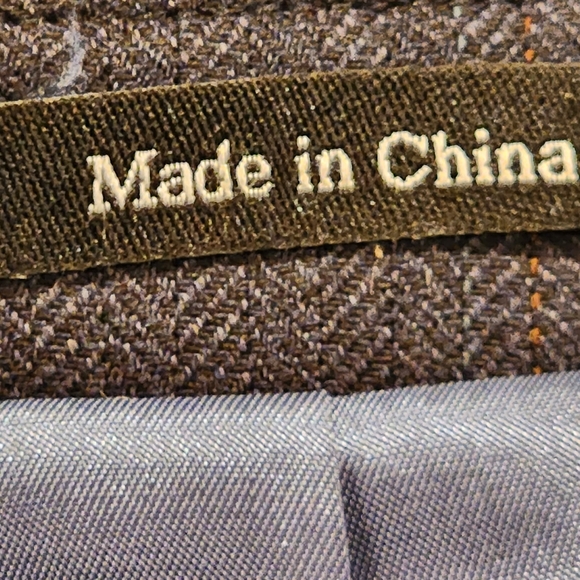 Joseph & Feiss Gold Executive Fit/Blue Plaid/ 42 Short/ Pre-owned - Picture 7 of 17